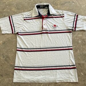 Vintage 1990s Aureus Snowmass Club Polo Shirt M Striped